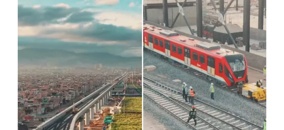 Durante octubre llega el segundo tren de la Línea 1 al Patio Taller de Bosa - Foto: Alcaldía de Bogotá