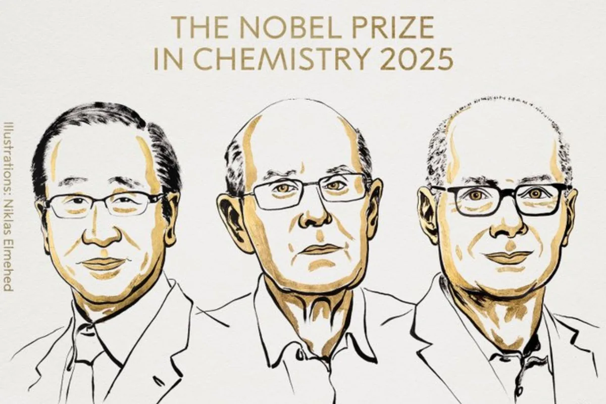 Premio Nobel de Química 2025 reconoce el desarrollo de estructuras metal-orgánicas con potencial revolucionario - Foto: @NobelPrize