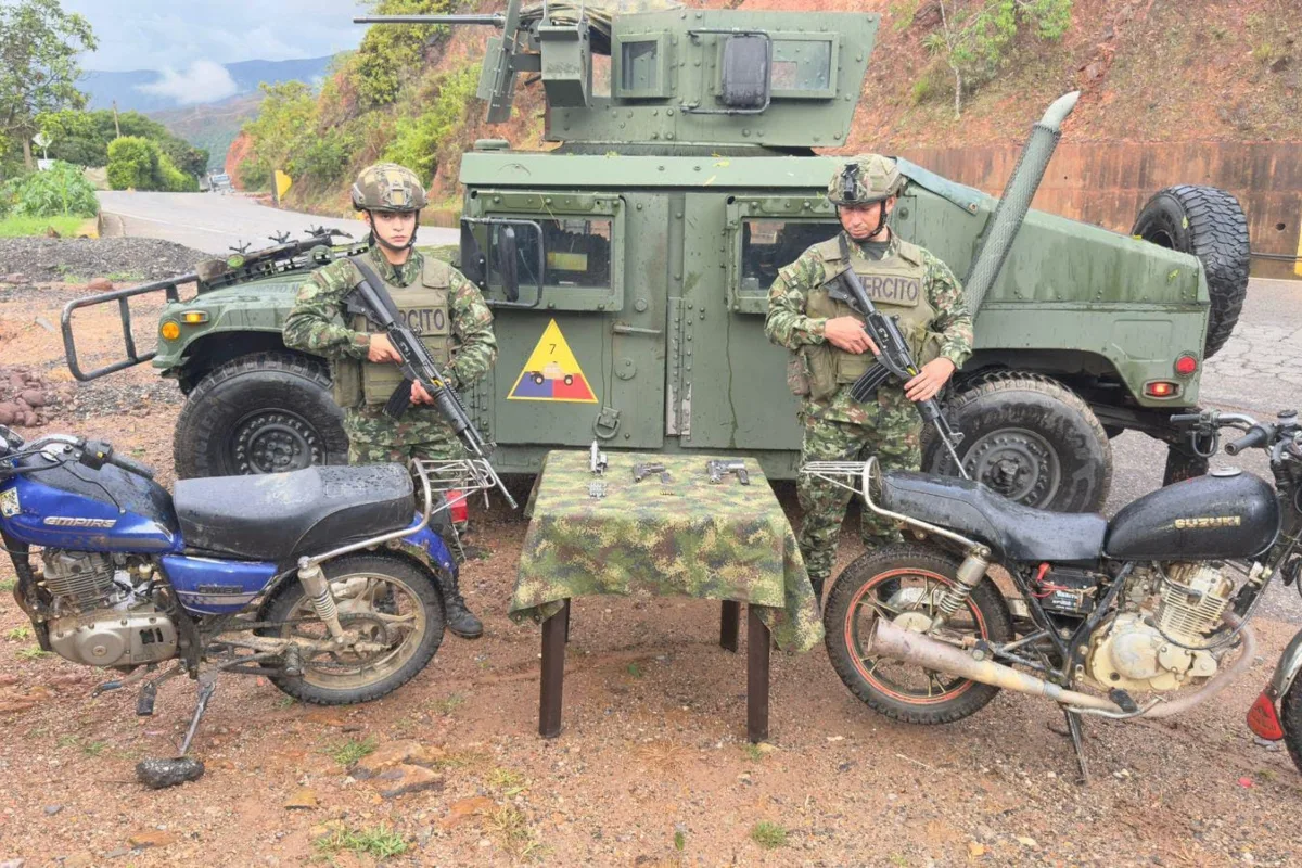 Autoridades frustran secuestro en Ábrego, Norte de Santander, durante combate con disidencias de las Farc - Foto: Cortesía @COL_EJERCITO