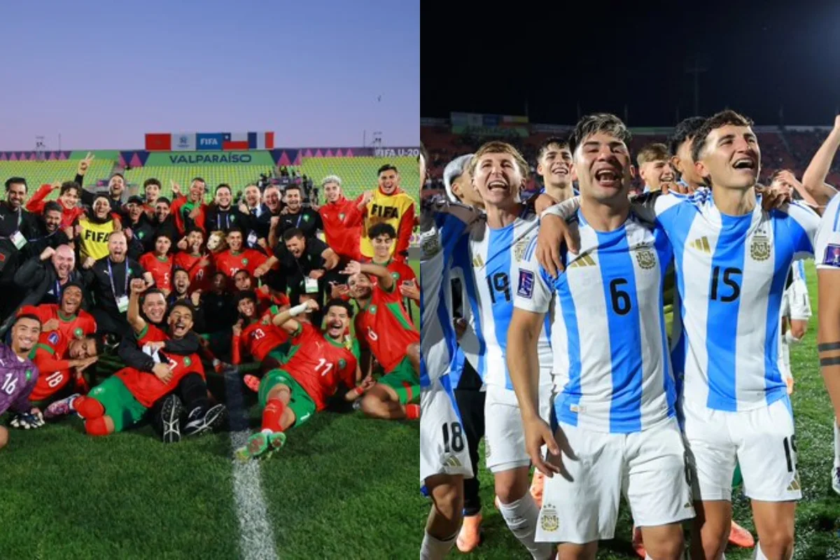 Argentina vuelve a una final del Mundial Sub-20 tras 18 años y enfrentará a Marruecos en Chile 2025 - Foto: FIFA