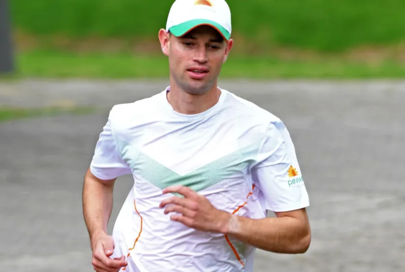 Rubén Barbosa hace pocos días fue segundo en los 10 kilómetros de la Media Maratón de Cundinamarca, misma casilla que ocupó en la Carrera Bimbo Global Race, en Ciudad de México - Foto: Equipo Porvenir