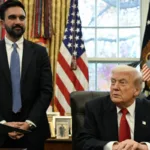 Durante el encuentro, que duró cerca de una hora, Trump y Mamdami discutieron asuntos como cooperación económica, combate al crimen organizado transnacional y mecanismos para facilitar el intercambio tecnológico - Foto: The White House