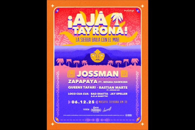 “Ajá Tayrona nació del deseo de crear un encuentro donde la música, la cultura y la naturaleza dialogan. En 2025 queremos que esa energía se conecte aún más con la historia y la cultura de la Sierra y el Mar”, afirma el equipo de Masaya - Foto: Masaya