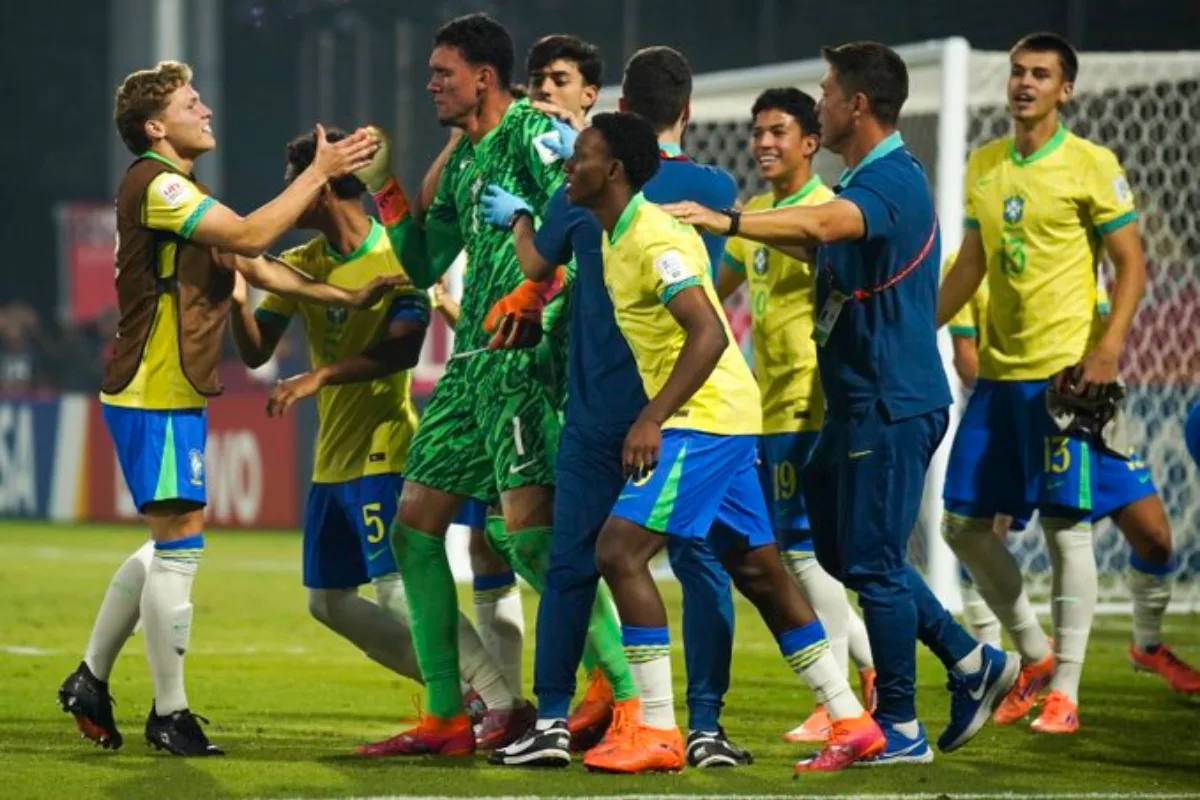 Brasil eliminó a Francia en penaltis tras épica remontada y avanzó a cuartos del Mundial sub-17 - Foto: Redes sociales