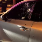 Violenta balacera en el norte de Bogotá durante presunto caso de fleteo deja dos heridos y un vehículo con 20 impactos de bala - Foto: Redes sociales