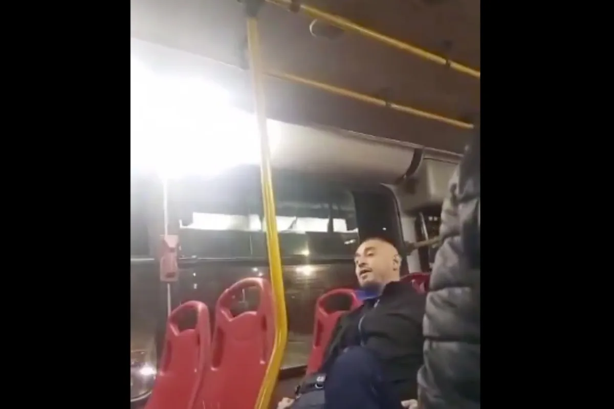 TransMilenio investiga agresión verbal de supuesto supervisor contra conductor del SITP en Bogotá - Foto: Captura de video