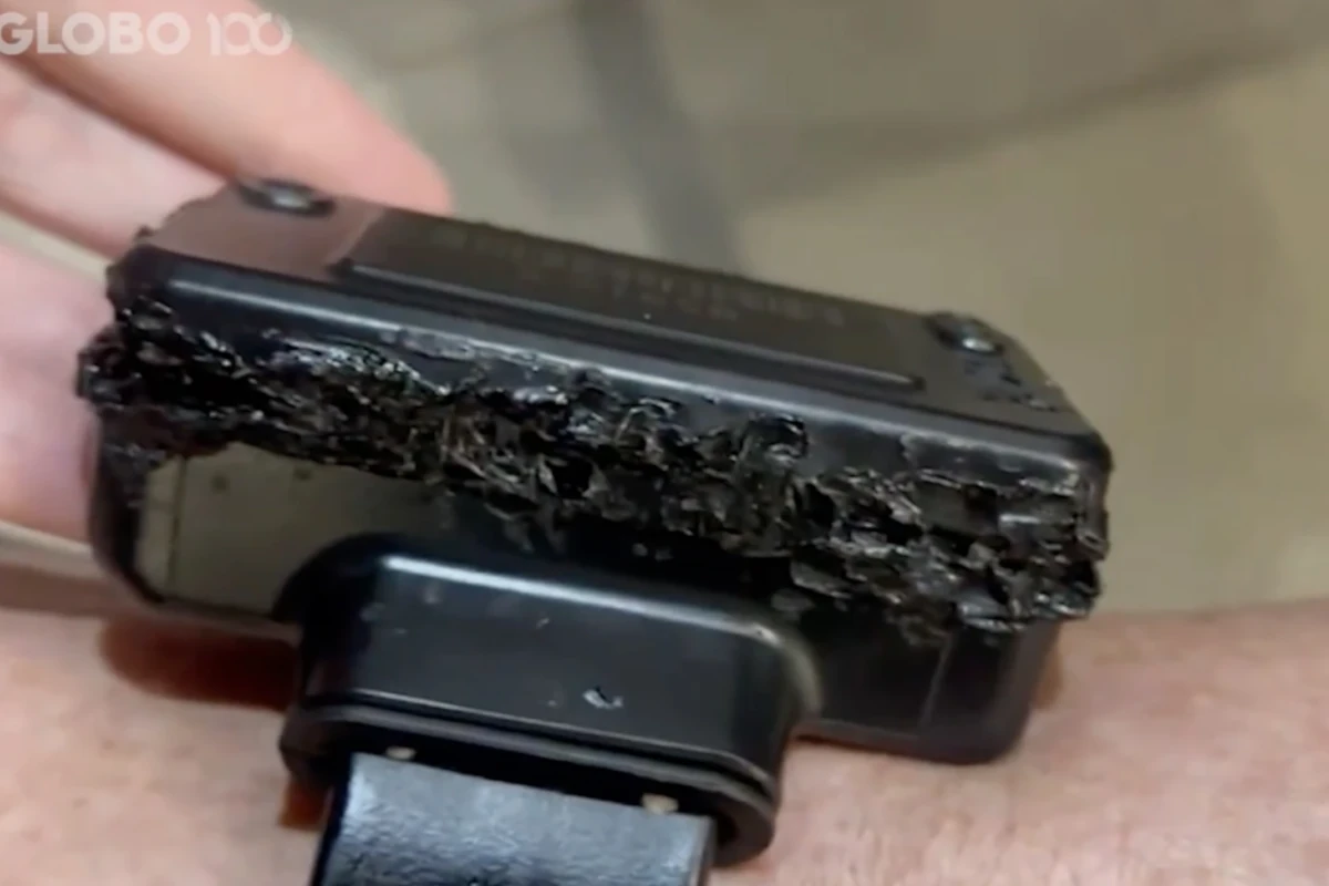 Bolsonaro más allá de la detención, admitió que si manipuló la tobillera la cual quedó quemada tras la acción del expresidente brasilero - Foto: Captura O Globo