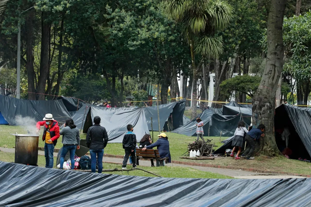 Nuevo intento de ocupación Emberá en el Parque Nacional obliga a intervención del Distrito en Bogotá - Foto: Archivo Particular