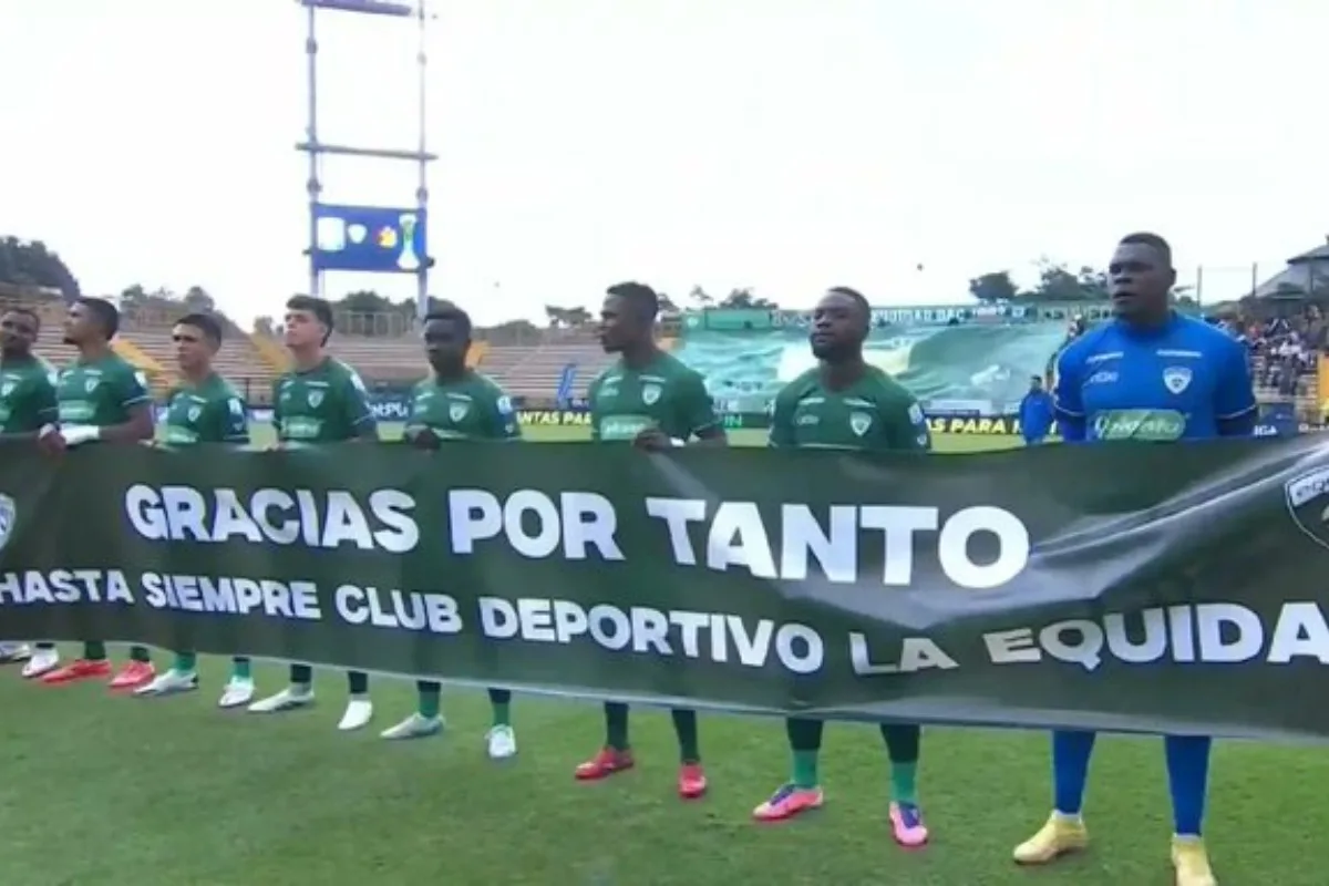 La Equidad se despide de su nombre con goleada y cierra 42 años de historia en el fútbol colombiano - Foto: Captura de video