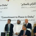 La firma es el resultado de dos rondas de conversaciones, donde el gobierno catarí actuó como anfitrión y mediador - Foto: Cancillería
