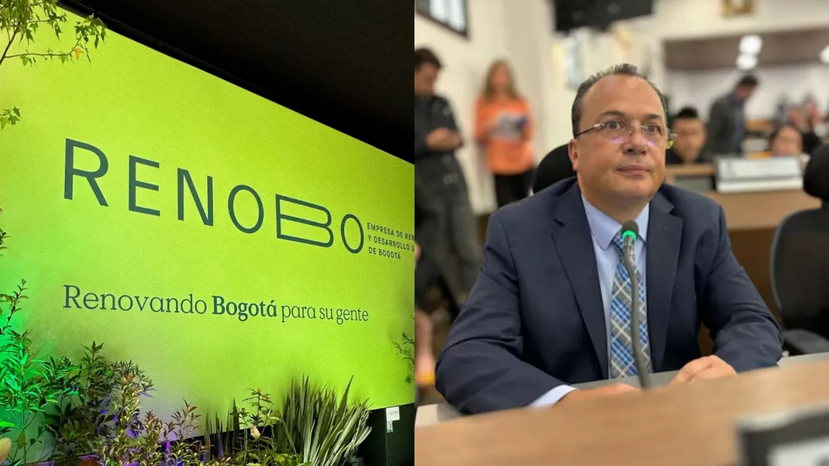 El cabildante encendió las alarmas por la no ejecución de miles de millones de pesos de recursos públicos de los bogotanos destinados a varios proyectos y planes parciales, que son entregados por RenoBo a fiducias privadas y no son ejecutados, pero que sí representan anualmente millonarias ganancias para quienes administran los dineros - Foto: Prensa Rubén Torrado