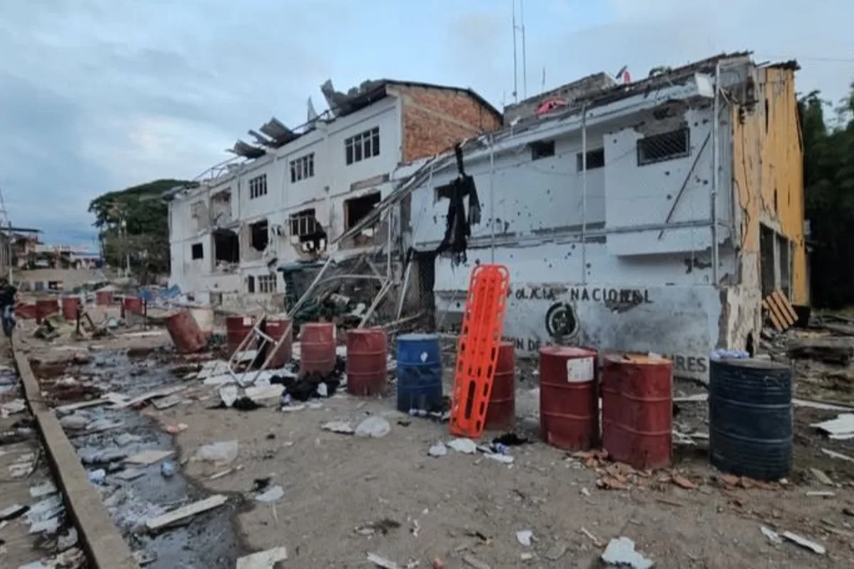 Incursión armada en Buenos Aires (Cauca) deja ocho policías heridos y daños materiales en el municipio - Foto: Redes sociales