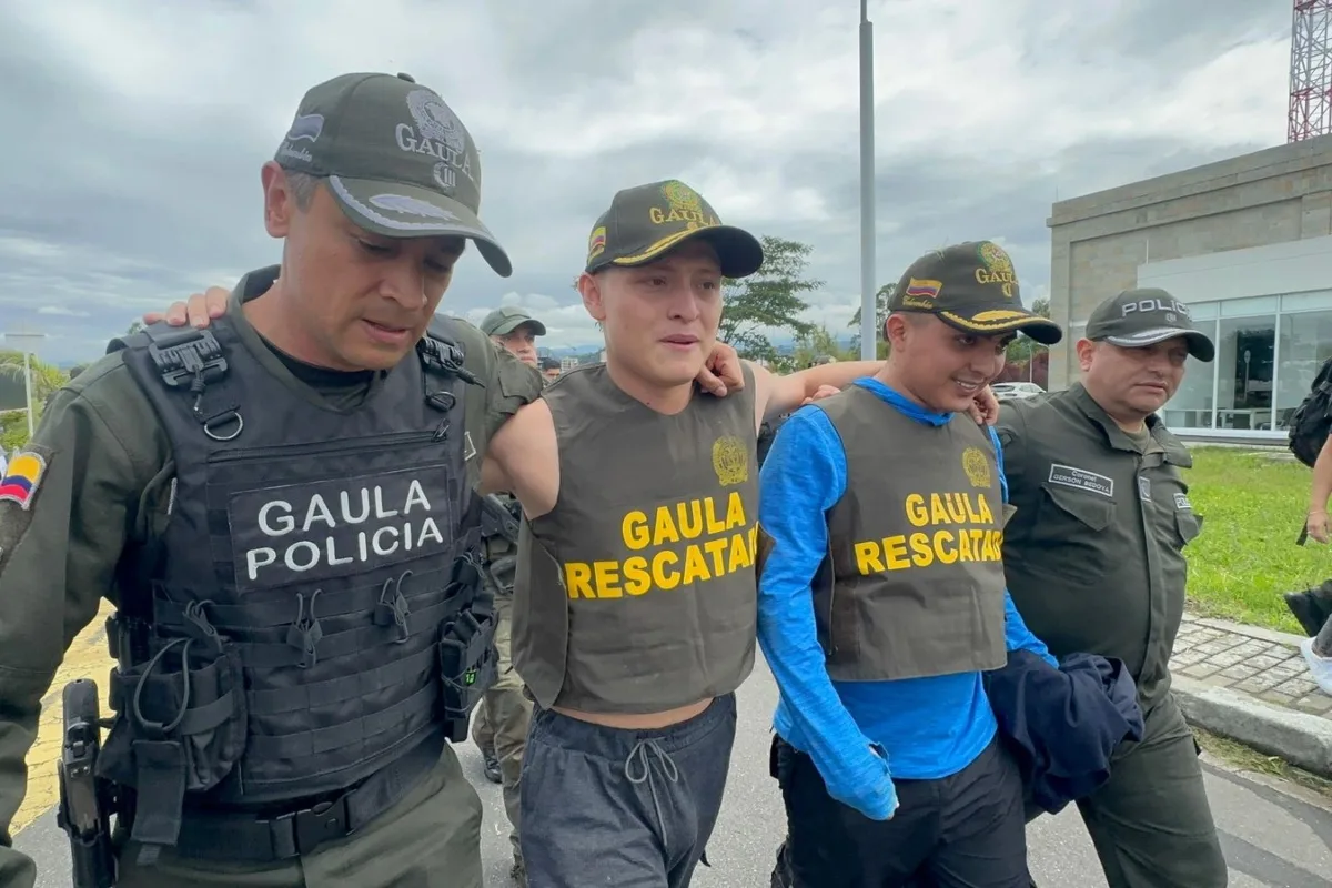 Rescatan en el Cauca al hijo del cantante Giovanny Ayala y a su mánager tras 15 días de secuestro - Foto: Cortesía