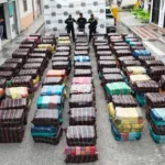 El hecho se registró en horas de la mañana del 19 de diciembre de 2025, cuando los uniformados interceptaron un vehículo tipo camión en el que se movilizaba un hombre de 30 años de edad, quien fue capturado en flagrancia - Foto: Policía Nacional