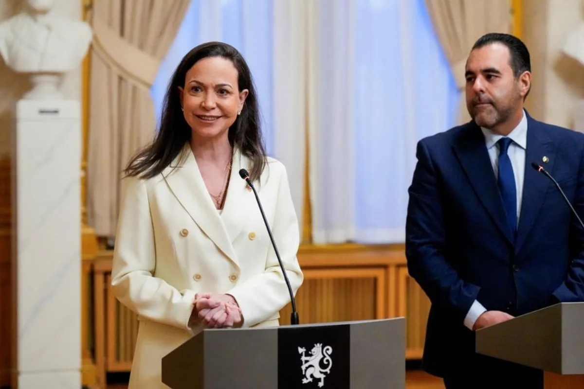 María Corina Machado irrumpe en Oslo y promete el fin “muy pronto” de la “tiranía” en Venezuela tras recibir simbólicamente el Nobel de la Paz - Foto: Redes sociales