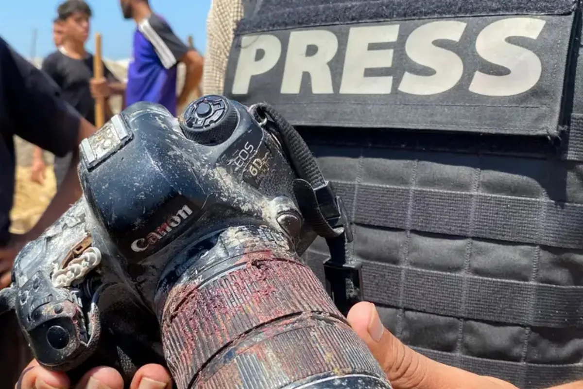 Gaza encabeza la lista de territorios más letales para el periodismo en 2025, con México como segundo país más peligroso, según Reporteros sin Fronteras - Foto: Redes sociales