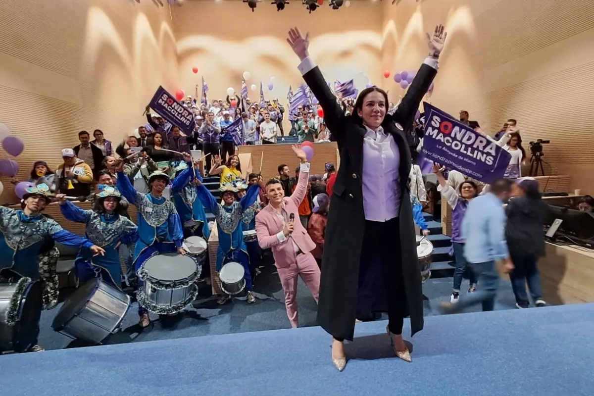 Sondra Macollins oficializa su candidatura presidencial y promete un gobierno con autoridad y liderazgo “de hierro” - Foto: Archivo Particular