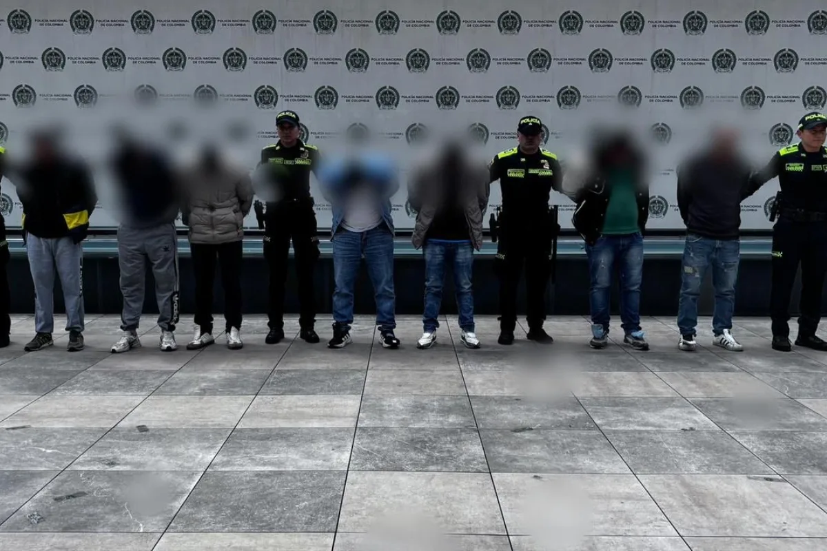 Caída de la banda “Los Yoker”: Policía desarticula grupo responsable de al menos 17 robos a bancos en Bogotá tras ocho meses de investigación - Foto: Cortesía