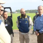 El anuncio se hizo en el marco de una agenda técnica en la que participan la UNGRD y Parques Nacionales Naturales de Colombia. De hecho, los directores de ambas entidades realizaron un sobrevuelo de reconocimiento para identificar fenómenos naturales y analizar las condiciones climáticas del territorio - Foto: Parques Nacional Naturales