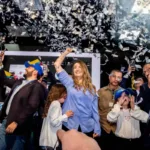 El hecho más destacado fue la ratificación de la senadora Paloma Valencia como la candidata oficial del Centro Democrático. Valencia había resultado favorecida en la encuesta interna y fue proclamada ante los asistentes por el expresidente Álvaro Uribe Vélez, líder natural de la colectividad - Foto: Facebook 7N Noticias