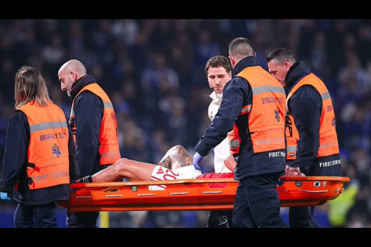 Preocupación en Benfica y la Selección Colombia por la lesión de Richard Ríos. El mediocampista sufrió un fuerte golpe en el hombro y estaría fuera varias semanas - Foto: Redes sociales