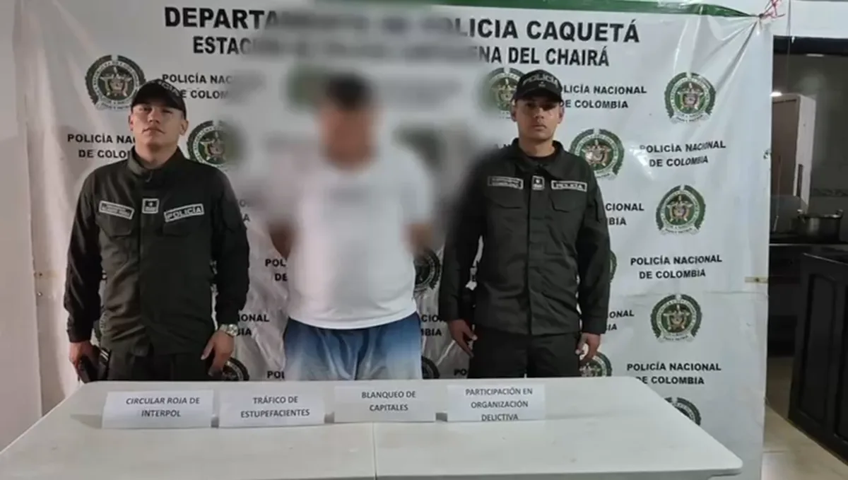 Efrén Ipuz Prada, era considerado un objetivo de alta peligrosidad y desde el año 2025 se adelantaban labores articuladas para su ubicación en el departamento del Caquetá - Foto: Policía Nacional