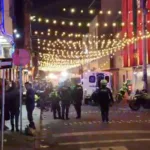 Un ataque con granada sacudió el barrio Santa Fe, en el centro de Bogotá, dejando un adulto mayor muerto y 14 personas heridas - Foto: Captura de video