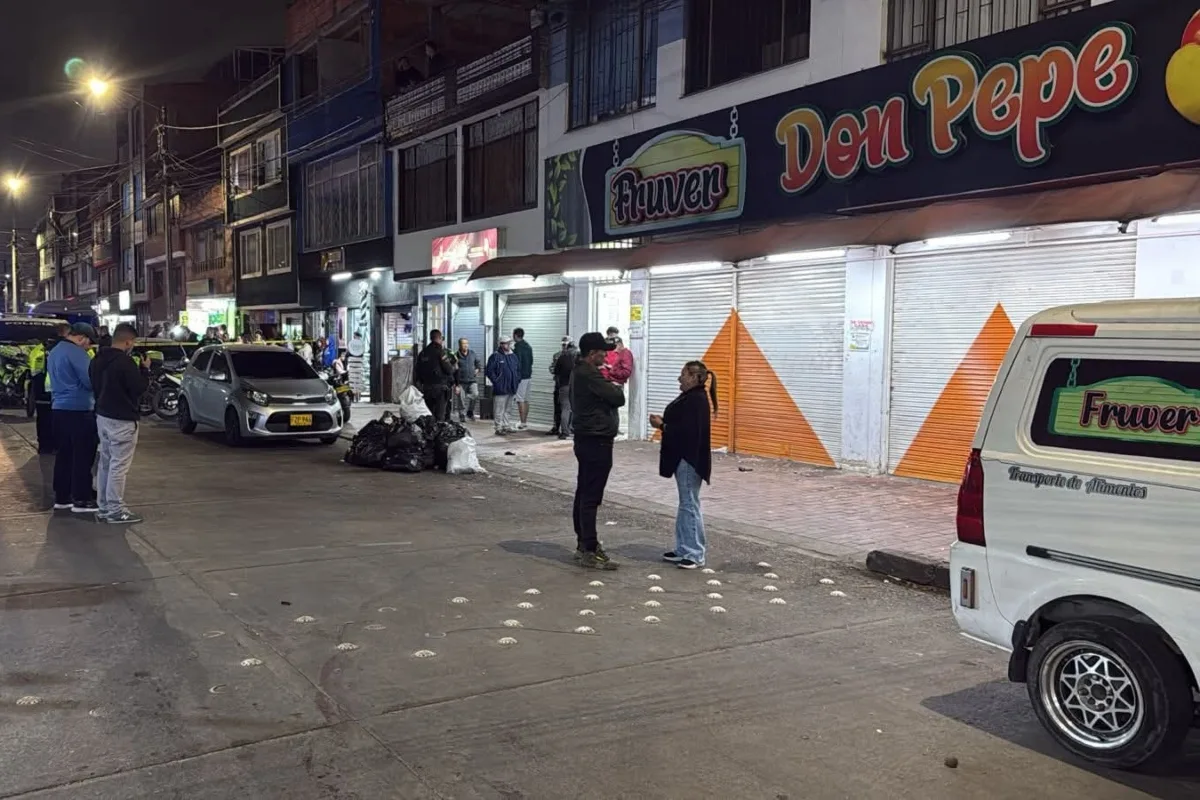 Ataque armado en el barrio José Antonio Galán, de la localidad de Bosa, dejó un muerto y dos heridos graves - Foto: Cortesía
