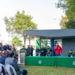 La Alcaldía de Bogotá puso en funcionamiento el CAI de la calle 80 en Engativá, cerrado durante 12 años. La reapertura refuerza la seguridad con más policías, motos y nuevos cuadrantes - Foto: @Bogota