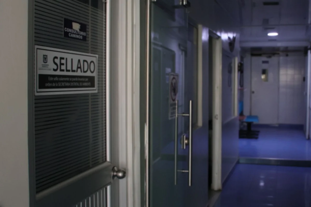 Una clínica veterinaria en la localidad de Suba fue sellada temporalmente por las autoridades de Bogotá tras hallarse residuos biosanitarios como agujas y jeringas en la vía pública - Foto: @SectorSalud