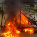 Fuerzas militares destruyen maquinaria de minería ilegal del Clan del Golfo en Chocó y golpean sus finanzas criminales - Foto: Cortesía