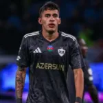 Camilo Durán fue figura en la Champions League con un doblete ante Eintracht Frankfurt, ganó el MVP del partido y lidera la tabla de goleadores colombianos - Foto: Redes sociales