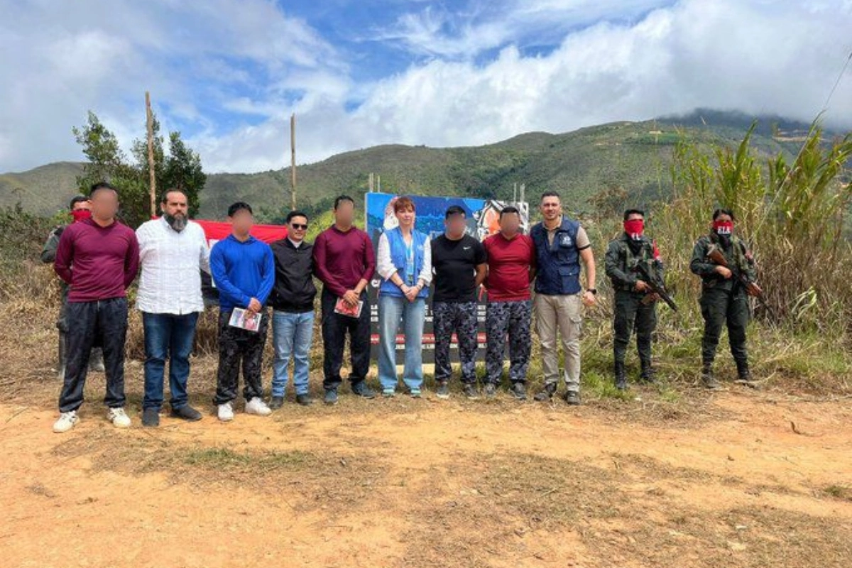 El ELN liberó a cinco policías secuestrados en el Catatumbo, Norte de Santander, luego de 14 días de retención - Foto: Cortesía