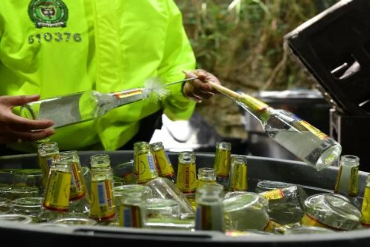 Autoridades refuerzan controles contra el licor adulterado en Bogotá - Foto: Redes sociales