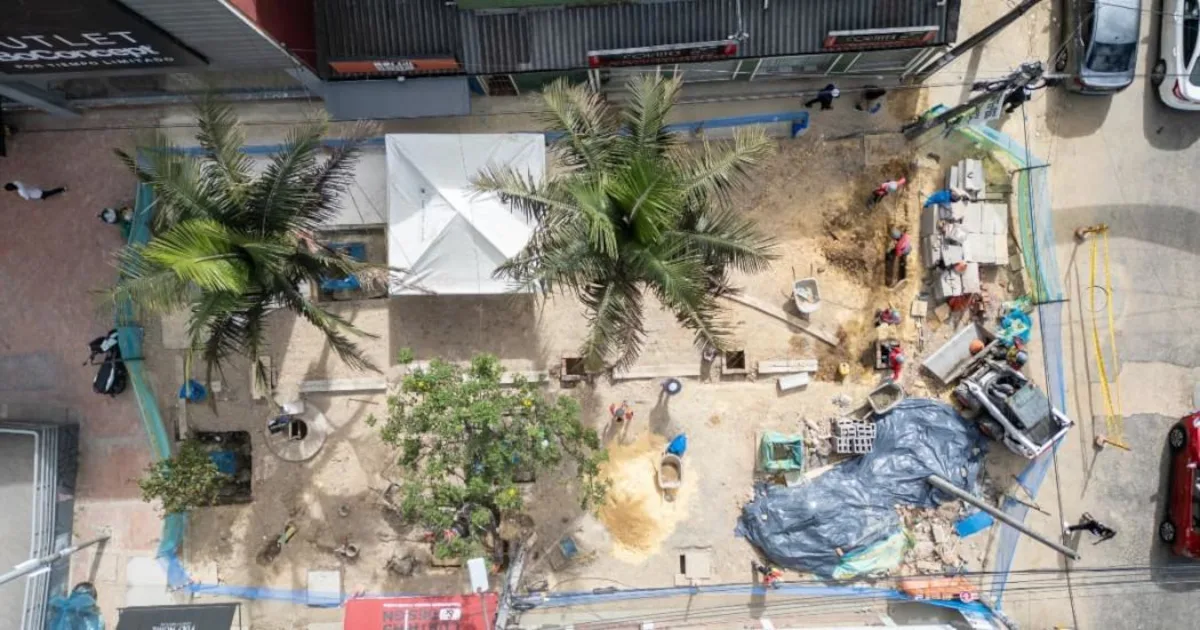 Dentro de las metas físicas de este proyecto se encuentra la ejecución de 8703 m2 de espacio público y 1,12 km de vía - Foto: IDU