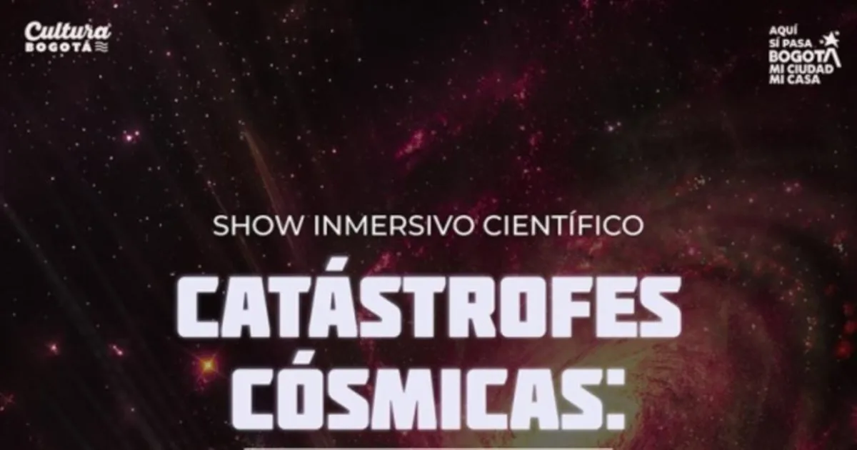 Durante el show se hablaran de temas sobre fenómenos como la muerte de estrellas masivas en forma de supernovas, el canibalismo entre galaxias formadas por miles de millones de estrellas y los choques violentos que deforman sistemas planetarios enteros ocurren con frecuencia en todo el universo - Foto: Idartes