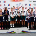 Las ciclistas cafeteras registraron un tiempo final de 48.456 segundos, siendo superadas por México, que se llevó el oro con 47.162 segundos. Estados Unidos completó el podio femenino con el bronce - Foto: Ministerio del Deporte