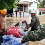 El impacto acumulado de estas precipitaciones ha sido significativo. Según datos reportados por la UNGRD, se han registrado al menos 256 emergencias relacionadas con lluvias en 172 municipios, con afectaciones que superan las 27.000 familias en distintas regiones del país - Foto: Ministerio de Defensa