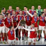El Arsenal femenino conquistó la primera Copa de Campeones Femenina de la FIFA tras vencer al Corinthians en la prórroga en Londres y logró un premio económico récord para el fútbol femenino - Foto: @ArsenalWFC