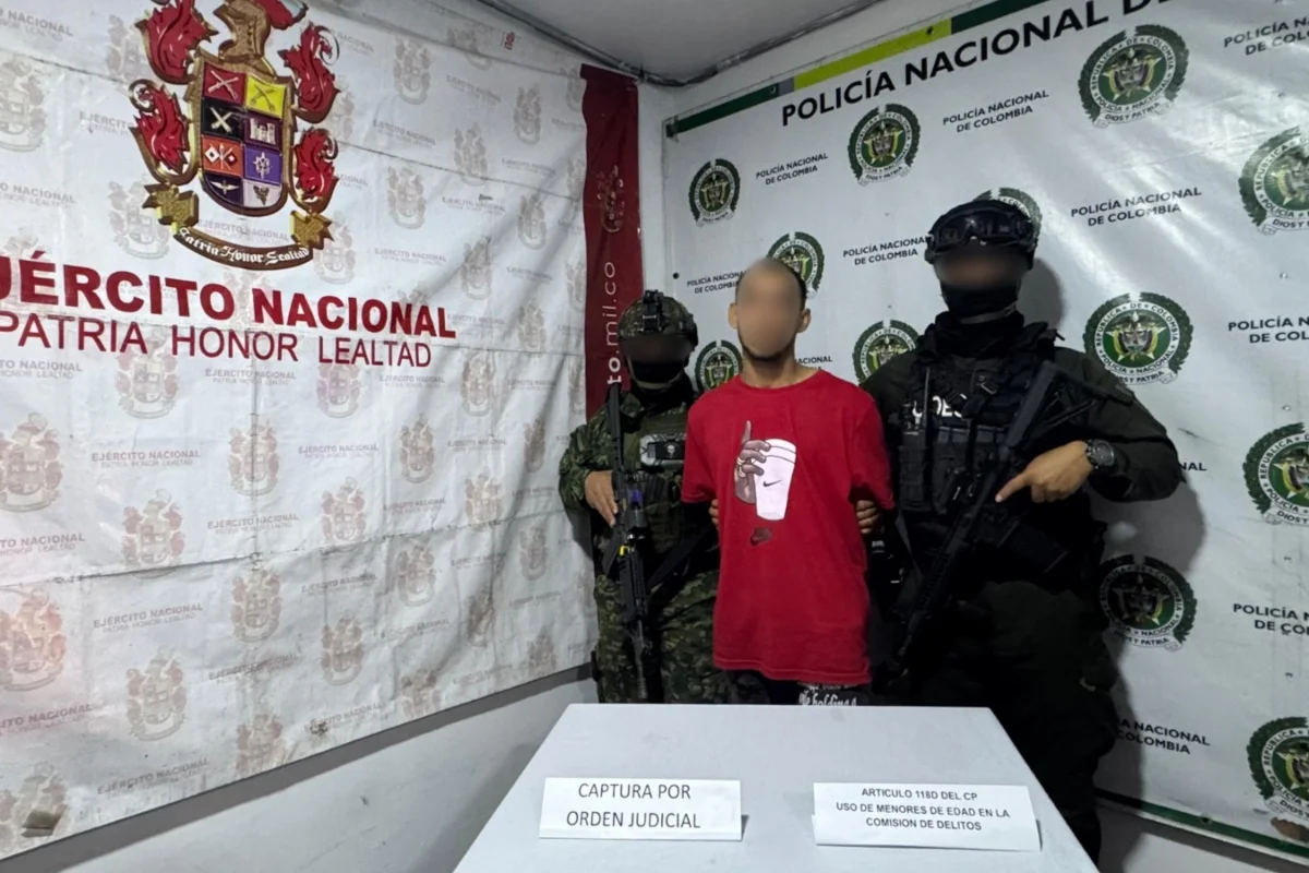 En una operación conjunta en zona rural de Belén de Umbría (Risaralda), fue capturado alias ‘Chucky’, señalado integrante del Clan del Golfo - Foto: Cortesía