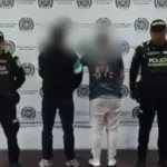 La Policía incautó 30 kilos de marihuana y capturó a dos hombres durante un control rutinario en el barrio Meissen, en Ciudad Bolívar, Bogotá - Foto: Cortesía