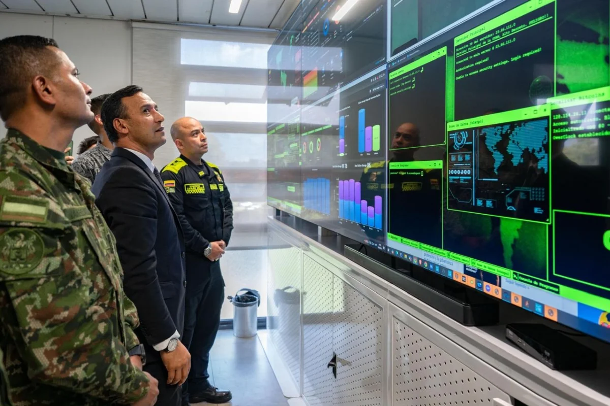 El ministro de Defensa, Pedro Sánchez, anunció el refuerzo del Plan Democracia con ciberdefensa estratégica para proteger la infraestructura tecnológica de la Registraduría - Foto: @mindefensa